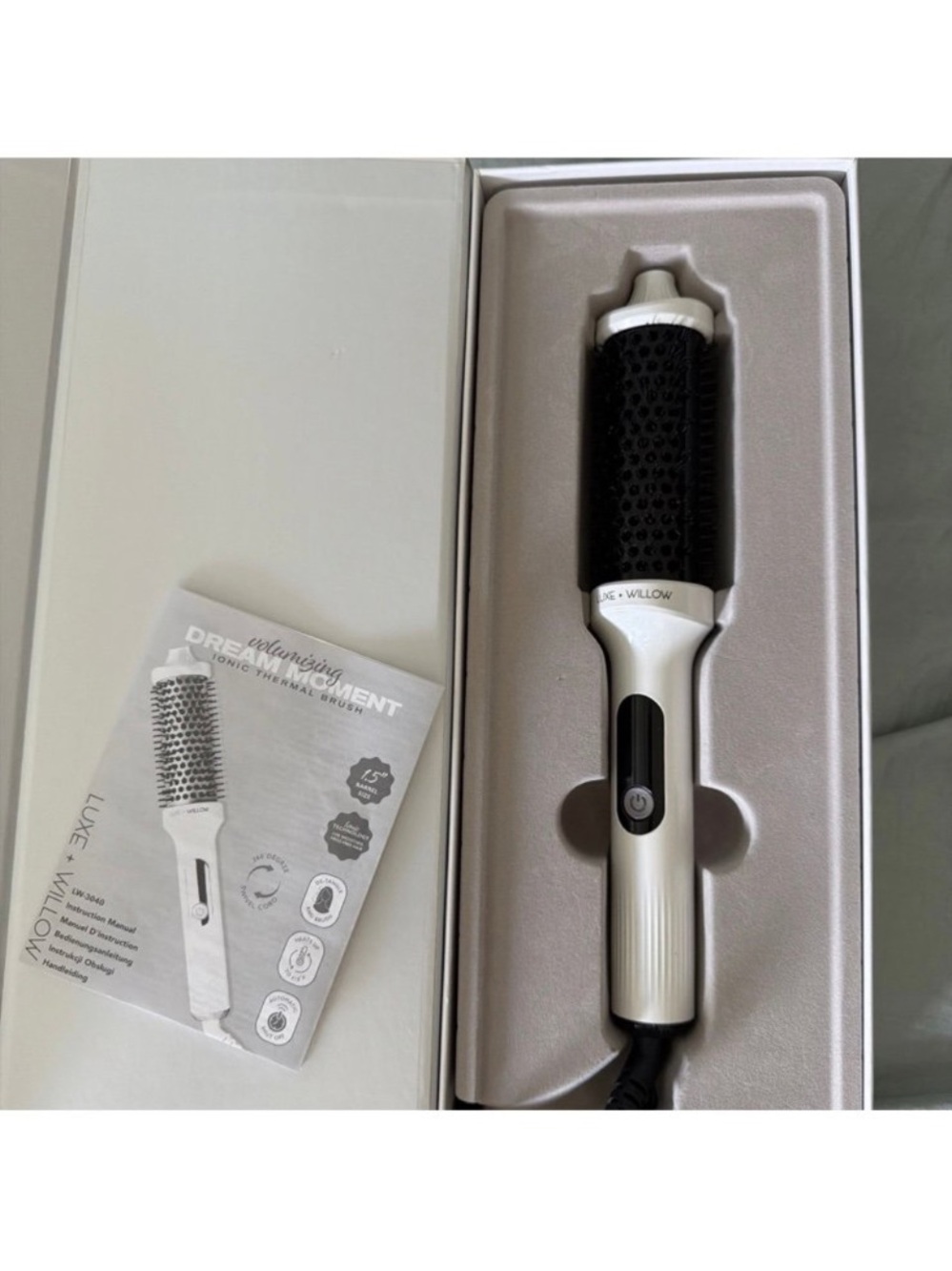 Luxe + Willow Volumizing Dream Moment Ionic Thermal Round Brush 1.5" Barrel